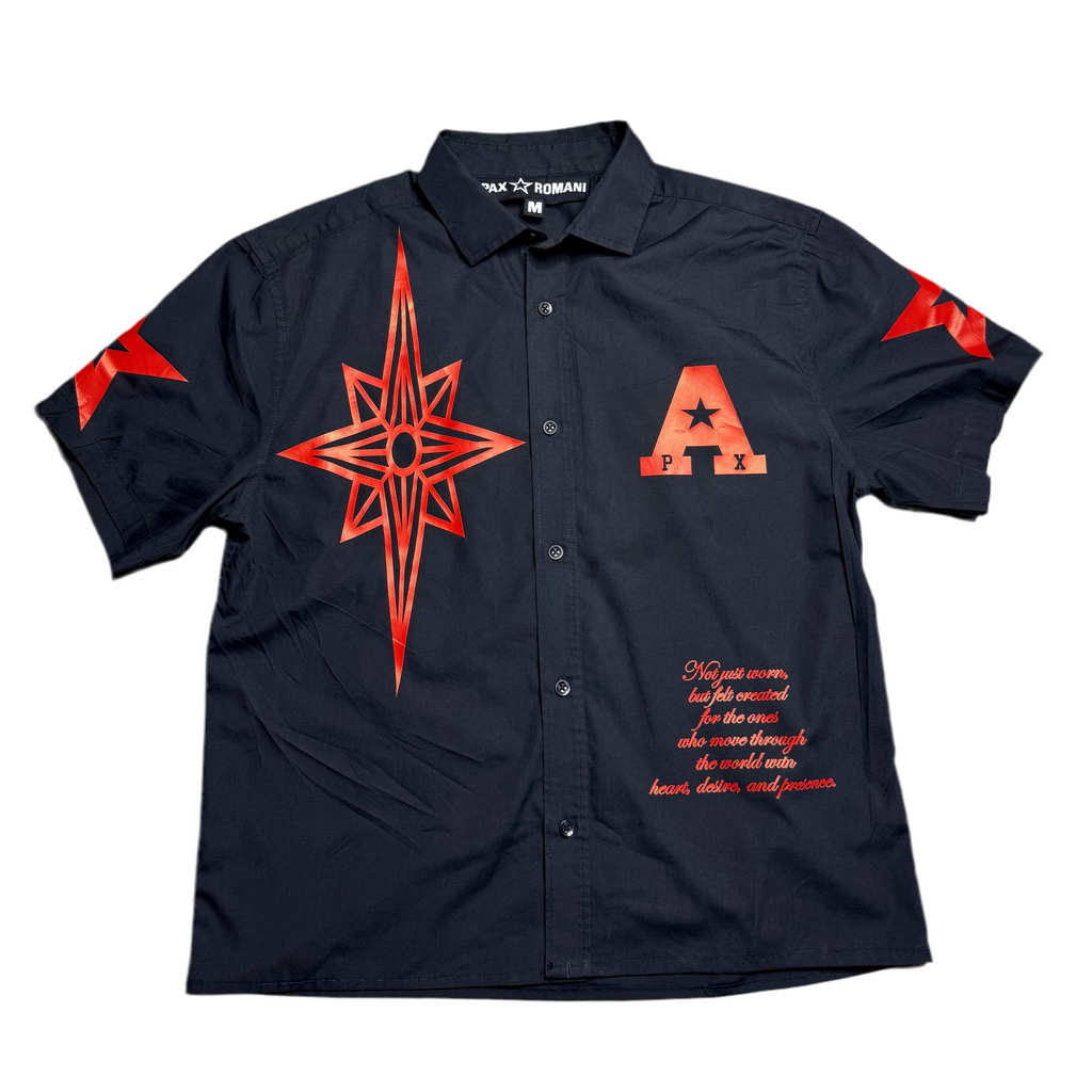 ‘PAX INSIGNIA’ button shirt