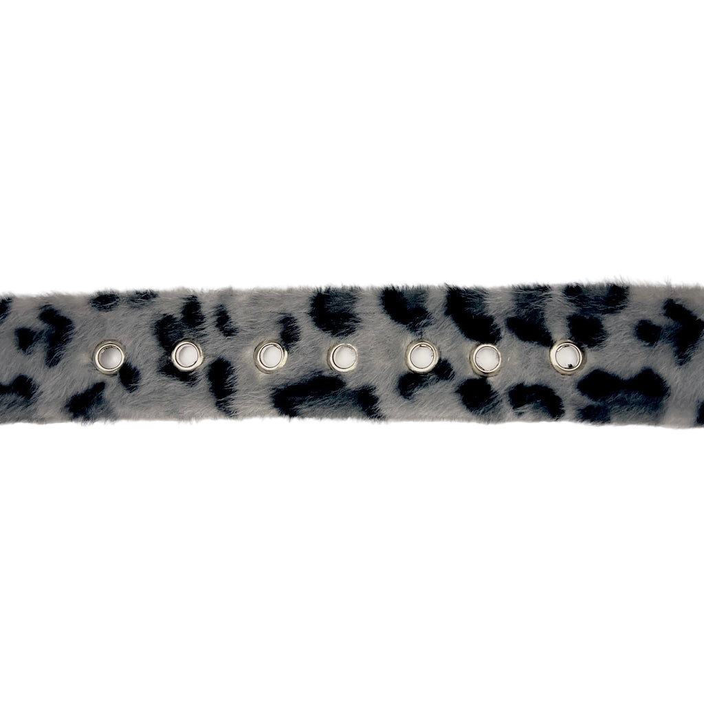 Fur Rosette Belt