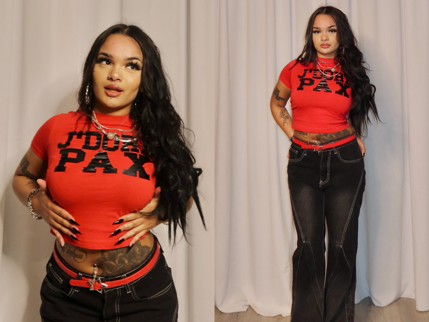 ‘ J’DORE PAX ’ baby tee