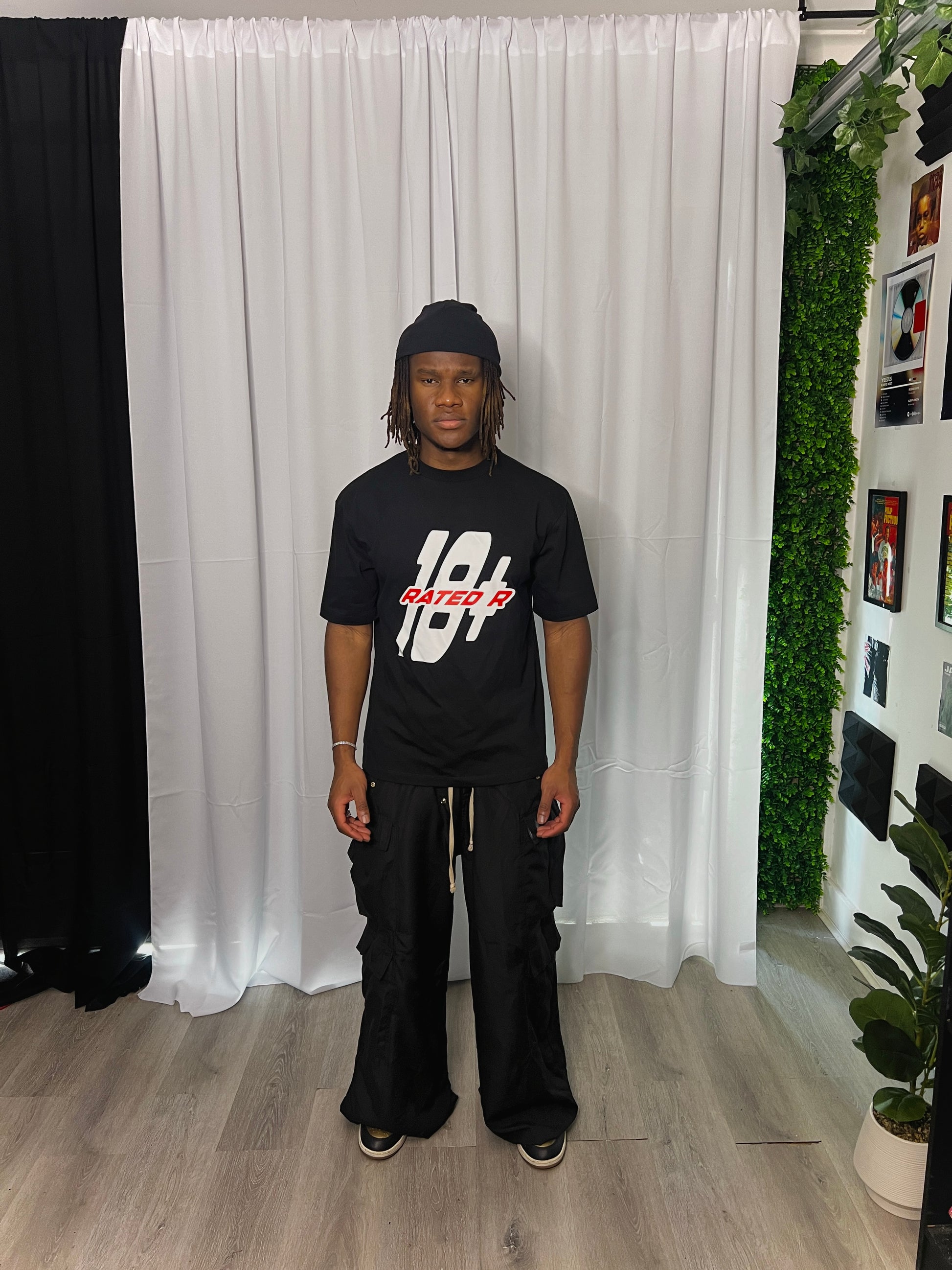 ‘RATED R’ oversized tee