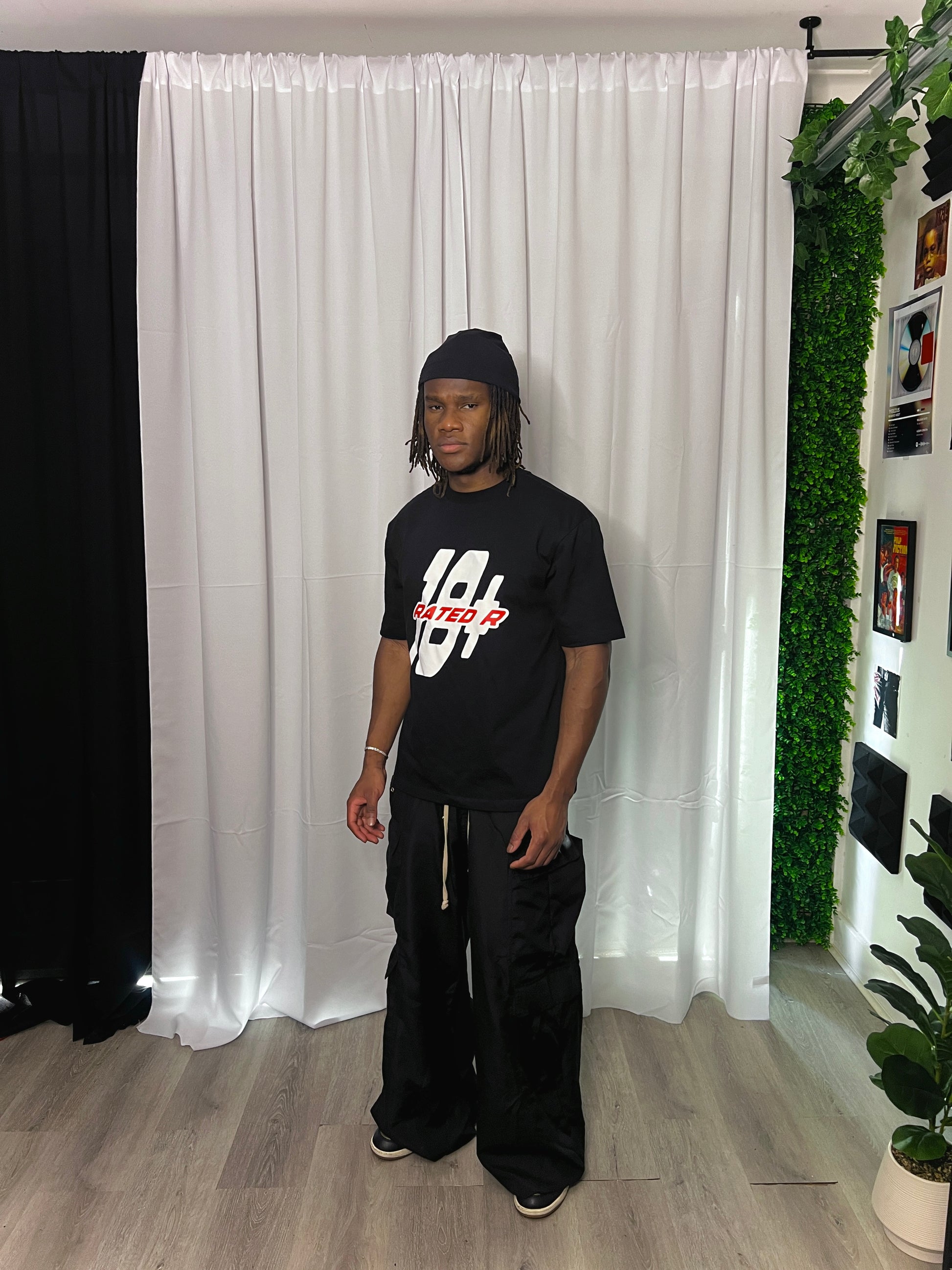 ‘RATED R’ oversized tee