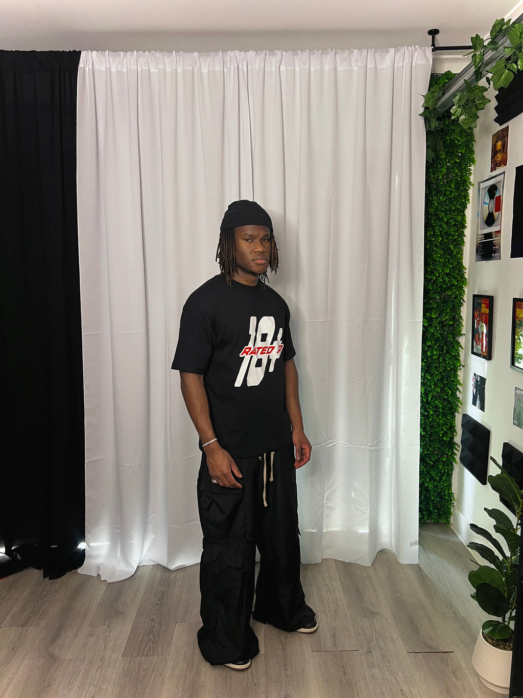 ‘RATED R’ oversized tee